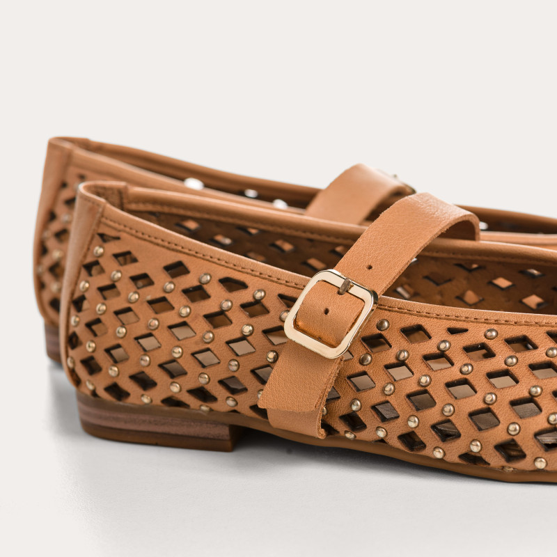 Babies Kamia en cuir tressé - Élégance Naturelle | Reqins