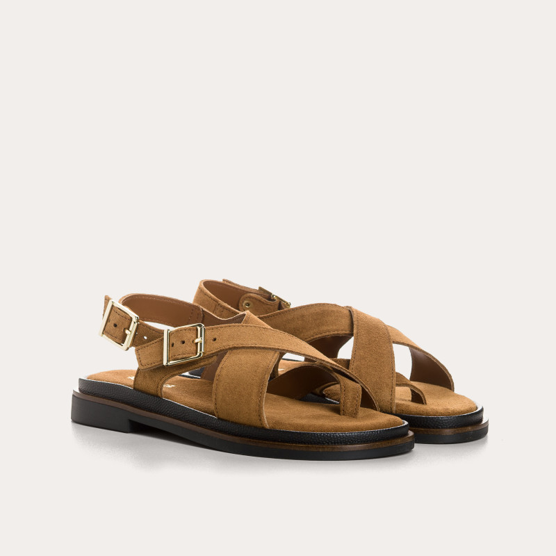Laori Suede Sandals | Chic & Comfort | Reqins