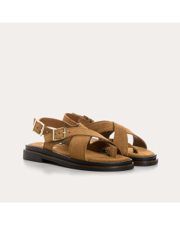 Laori Suede Sandals | Chic & Comfort | Reqins