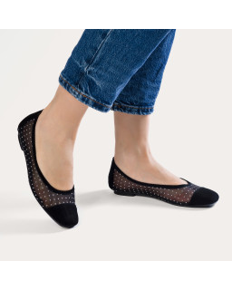 Ballerines HALCINE - chaussures femme en tulle | REQINS