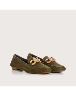 Hamaya suede loafers with buckles | Reqins