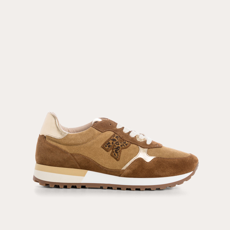 Mania sneakers made of suede and materials