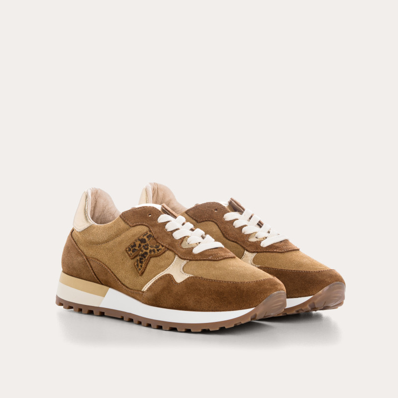 Mania sneakers made of suede and materials