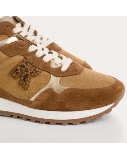 Mania sneakers made of suede and materials