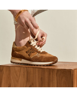 Mania sneakers made of suede and materials