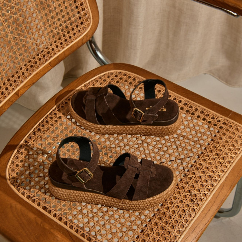 Yseult suede sandals | Reqins