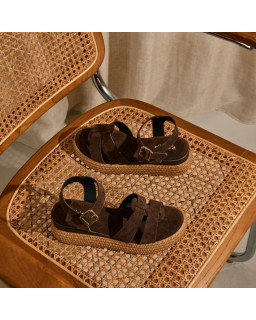 Yseult suede sandals | Reqins