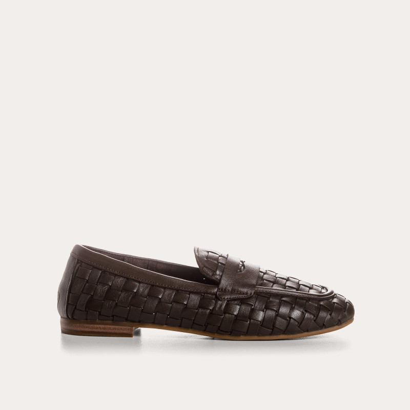 Kalou Leather Loafers with Leather Sole | Reqins