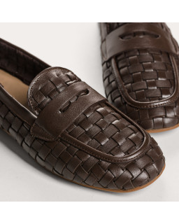 Kalou Leather Loafers with Leather Sole | Reqins