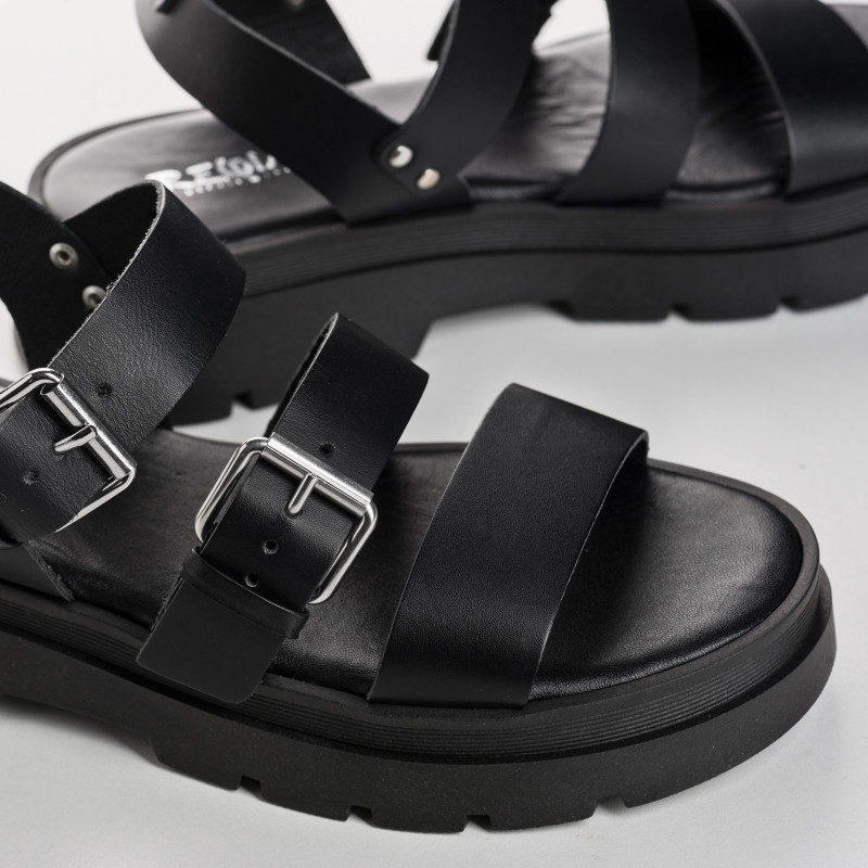 Sandales Logan en cuir - Confort & Style Bohème-Chic | Reqins