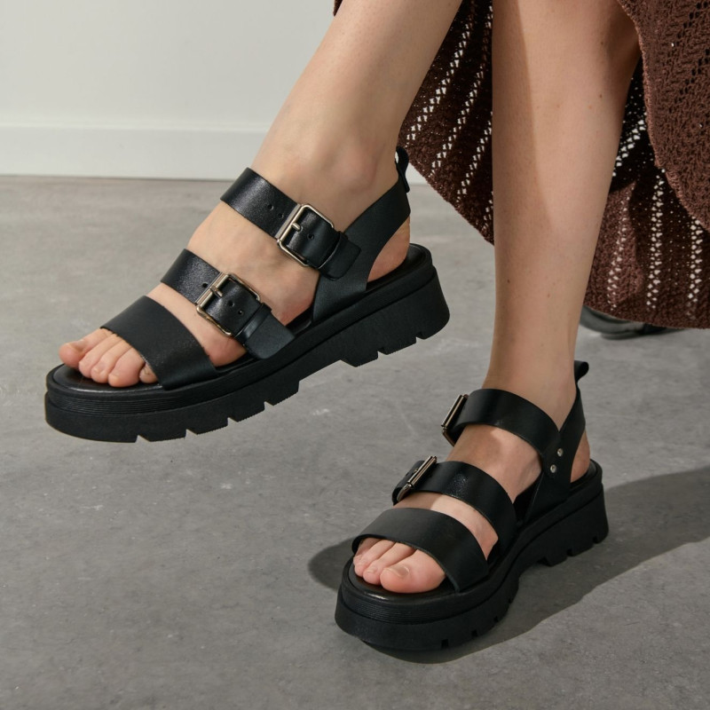 Sandales Logan en cuir - Confort & Style Bohème-Chic | Reqins