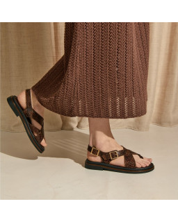 Sandales Laori en imprimé python - Style & Confort | Reqins