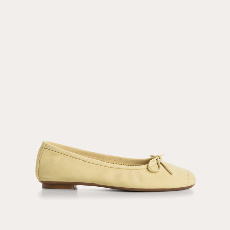 Ballerines Harmony en cuir velours souple | Reqins