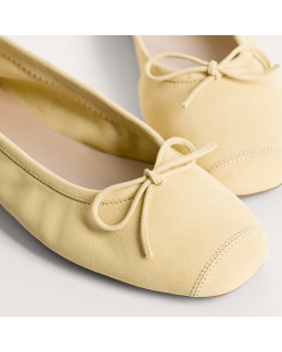 Ballerines Harmony en cuir velours souple | Reqins