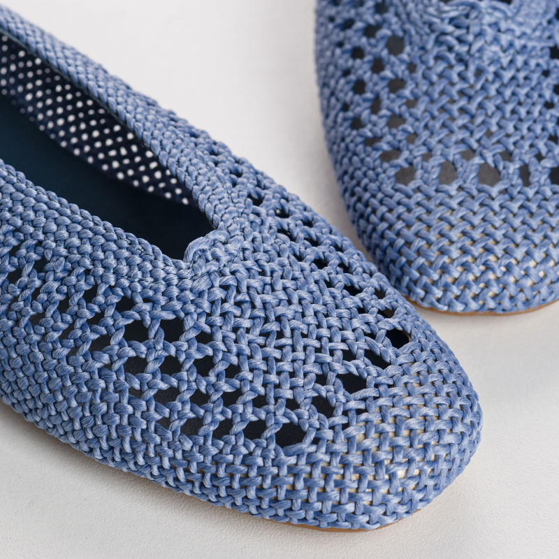 Hanaba Openwork Crochet Ballerinas | Reqins