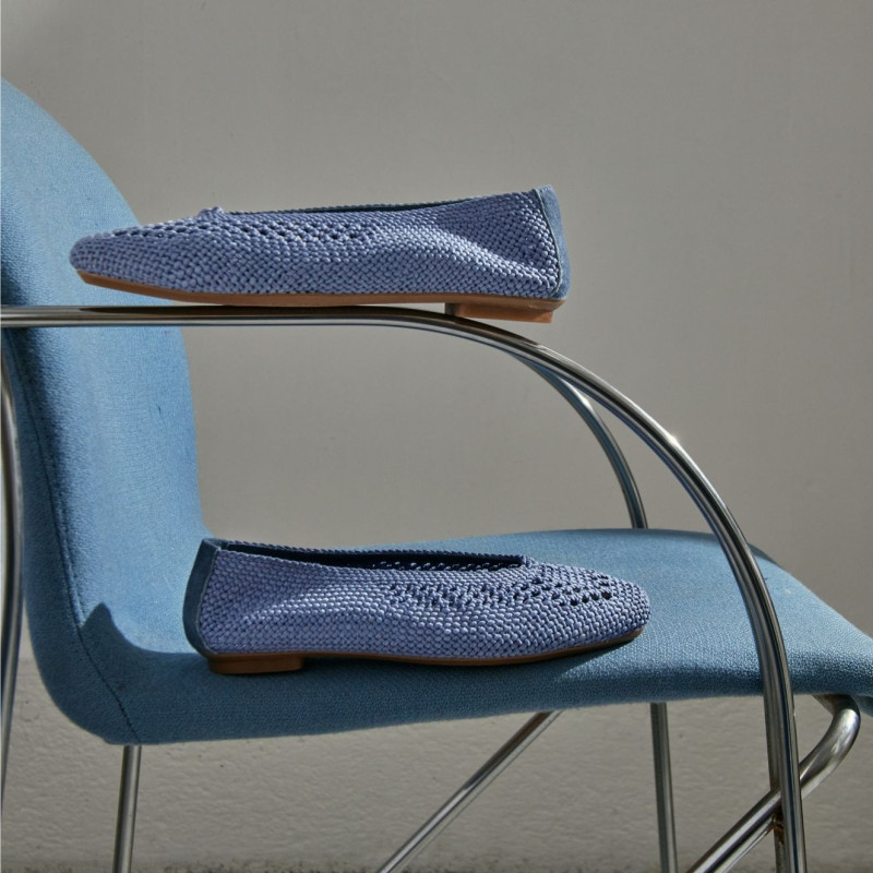 Hanaba Openwork Crochet Ballerinas | Reqins