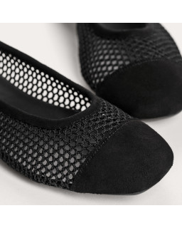 Ballerines Halcine en maille tricotée | Reqins