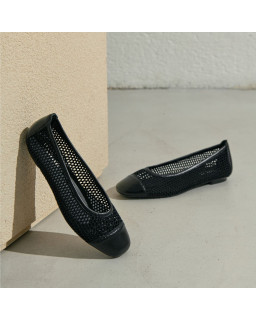 Ballerines Halcine en maille tricotée | Reqins