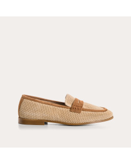 Loafers Florine in bicolored perforated suede