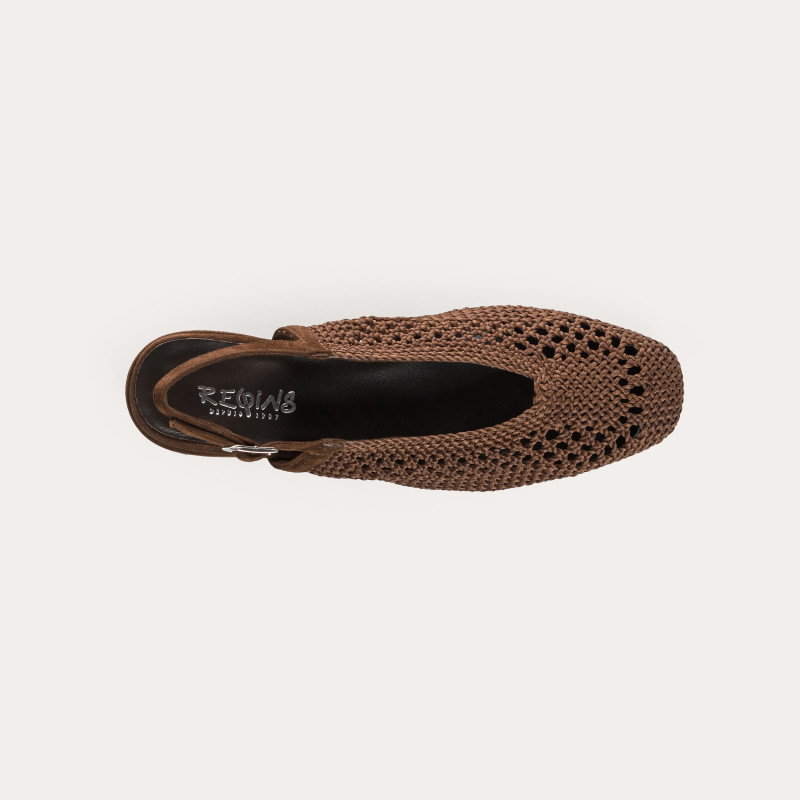 Slingbacks à talons Ravel en crochet ajouré | Reqins