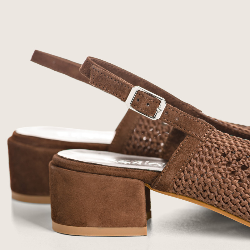 Ballerines slingbacks Ravel en crochet à talon | Reqins