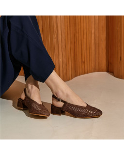 Slingbacks with heels Ravel in openwork hook | Reqins