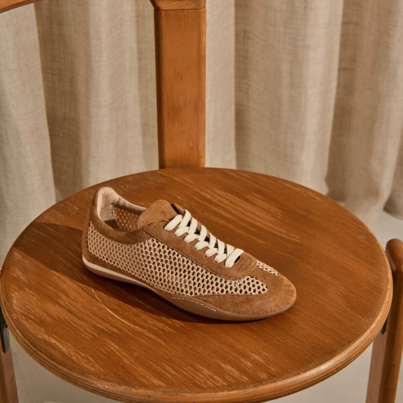 Swan mix mesh sneakers | Modern comfort | Reqins