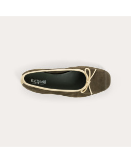 Harmony soft suede ballerinas