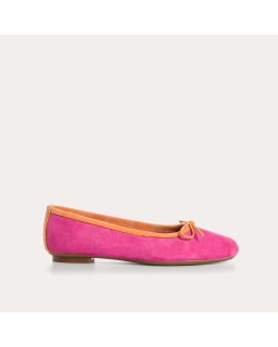Harmony soft suede ballerinas