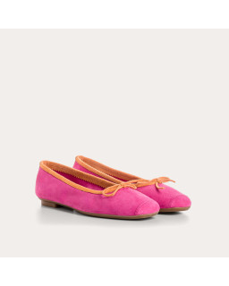 Harmony soft suede ballerinas