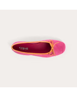 Ballerines Harmony en cuir velours souple | Reqins