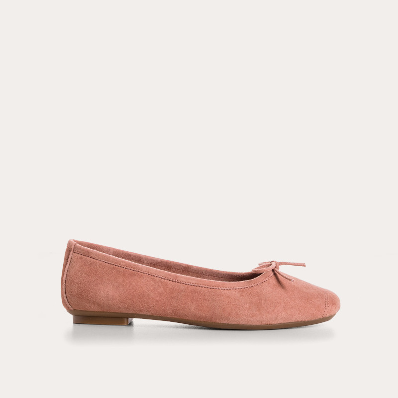 Harmony soft suede ballerinas