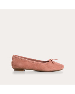 Harmony soft suede ballerinas