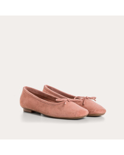 Harmony soft suede ballerinas