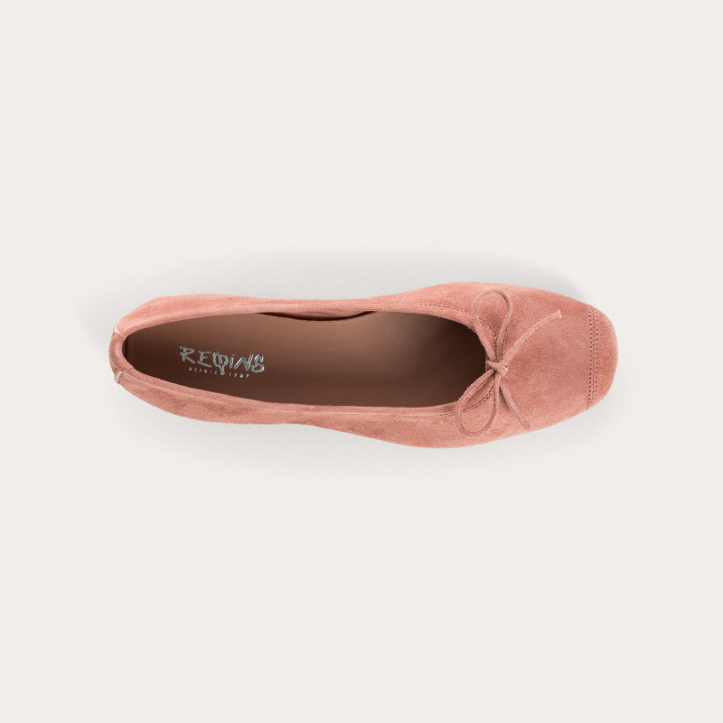 Ballerines Harmony en cuir velours souple | Reqins