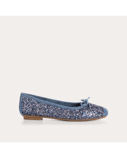 Ballerines Harmony à paillettes et bout carré | Reqins