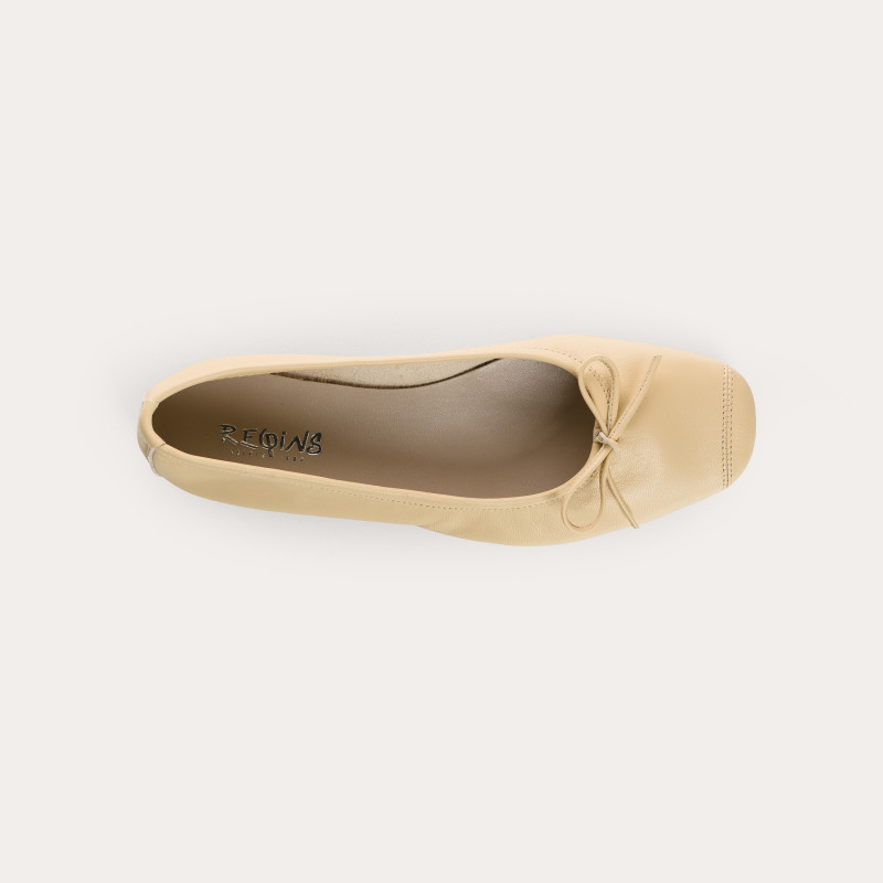 Ballerines Harmony en cuir lisse | Reqins