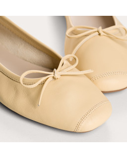 Ballerines Harmony en cuir lisse | Reqins