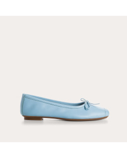 Harmony smooth leather ballerinas