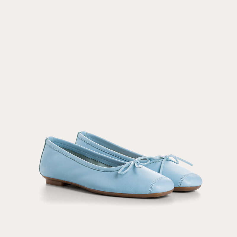 Ballerines Harmony en cuir lisse | Reqins
