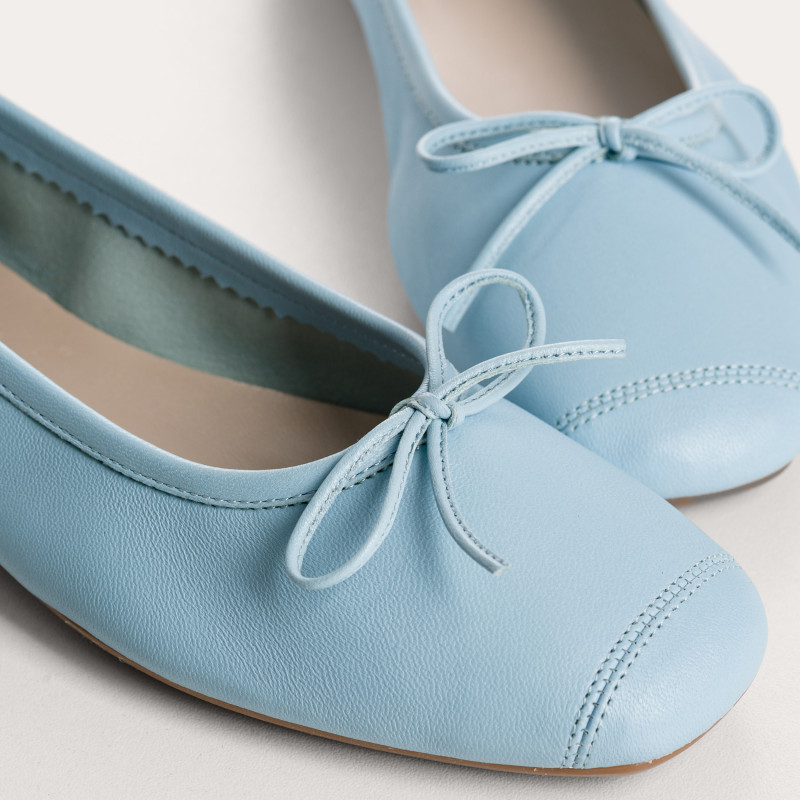 Ballerines Harmony en cuir lisse | Reqins
