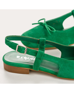 Slingback Circee black suede balloons