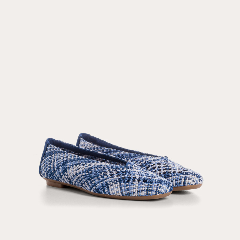 Hanaba braided crochet ballerinas