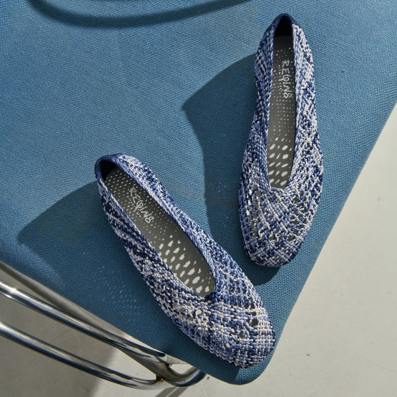 Ballerines Hanaba en crochet tressé | Reqins