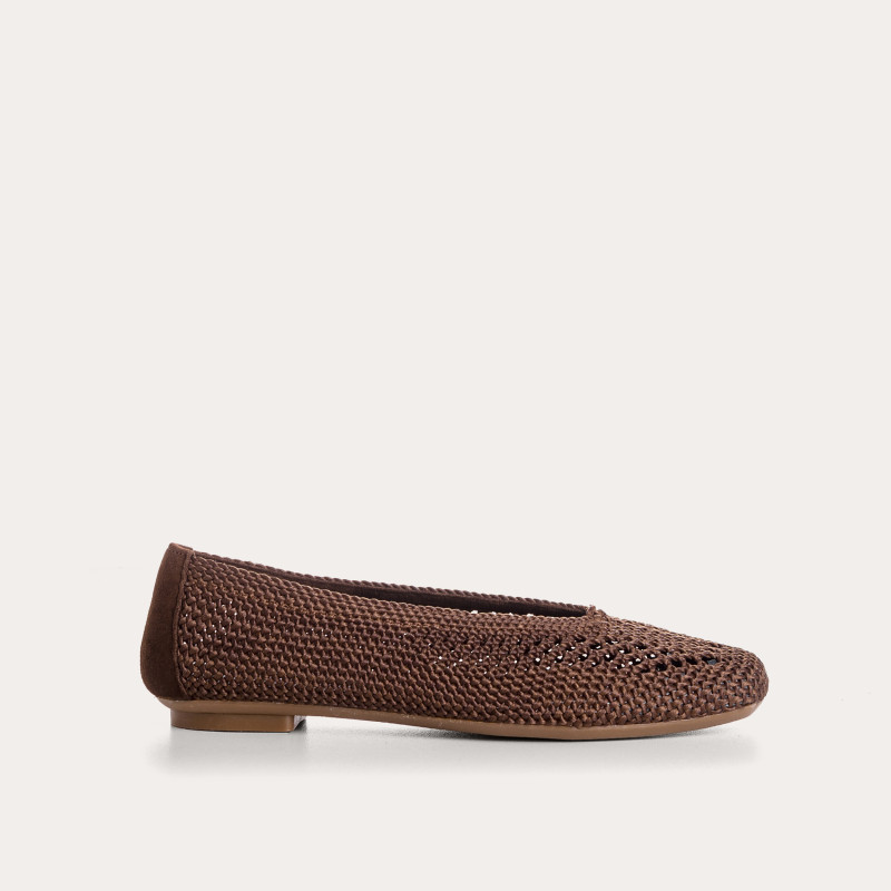 Hanaba Openwork Crochet Ballerinas | Reqins