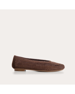 Hanaba Openwork Crochet Ballerinas | Reqins