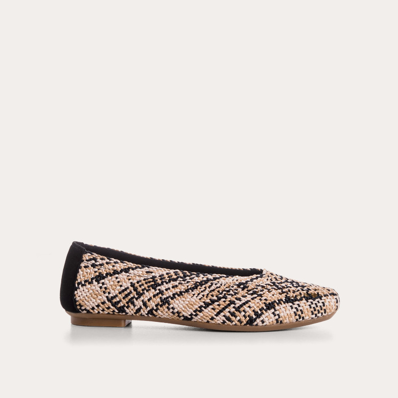 Hanaba braided crochet ballerinas