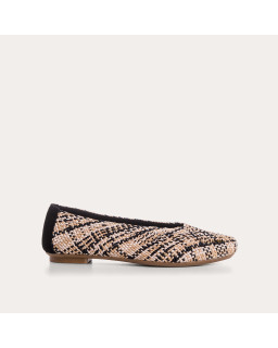 Hanaba braided crochet ballerinas