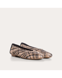 Hanaba braided crochet ballerinas