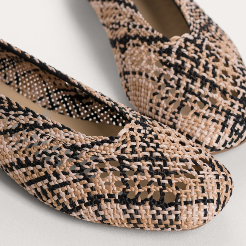 Ballerines Hanaba en crochet tressé | Reqins